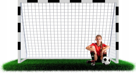 FOOTBALL GOAL WITH NET