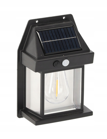 LAMPA SOLARNA LED Z CZUJNIKIEM RUCHU 14,4 x 4,7 x 14,9 CM *5653