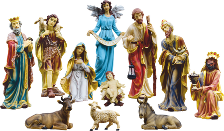SADA FIGÚR BOZKODIN 11 KS. do 80 CM polyresin *0503