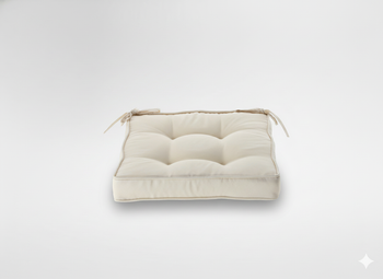 PODUSZKA NA KRZESŁO 40 x 40 x 6 CM BEŻOWA