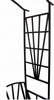 PERGOLĂ DE GRĂDINĂ CU BANCĂ 114 x 45 x 208 CM *6085