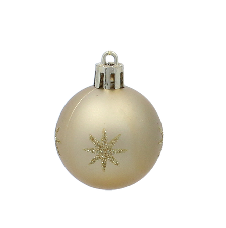 24 CHRISTMAS ORNAMENTS - MIX