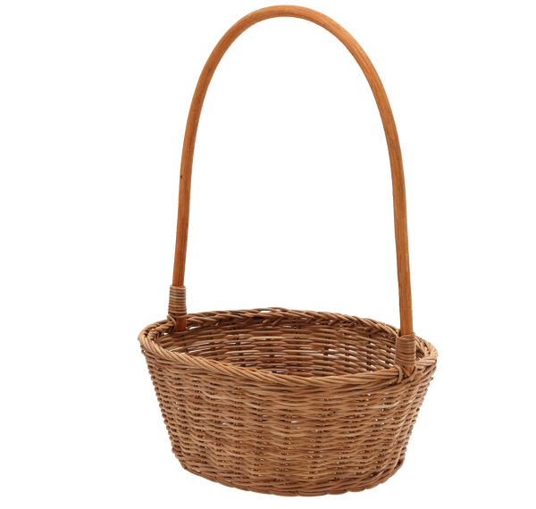 BASKET WITH HANDLE 30 x 23 x 12/40 CM