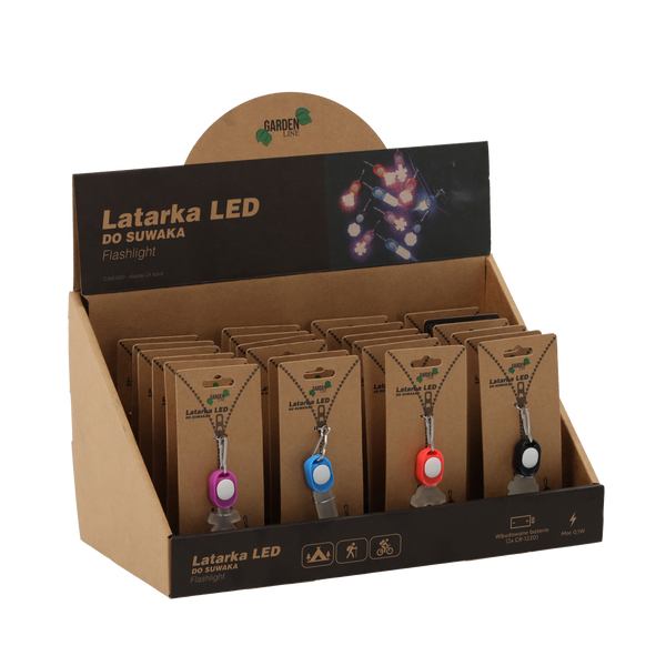 LATARKA LED DO SUWAKA MIX KOLOR disp=24 szt *1007