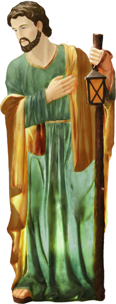 SET OF 11 CHRISTMAS FIGURES 100 CM RESIN ILLUMINATED