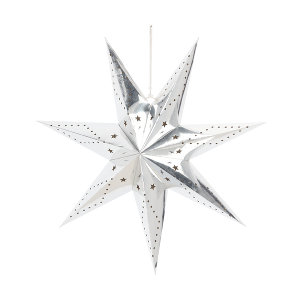 Stea decorativă din hârtie 60 cm mix culori *9089