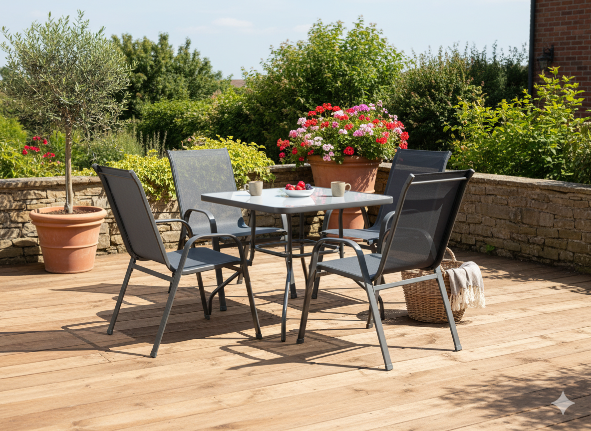 ZESTAW MEBLI OGRODOWYCH - 4 KRZESŁA + KWADRATOWY STOLIK - SZARY pol_pl_ZESTAW-MEBLI-OGRODOWYCH-4-KRZESLA-KWADRATOWY-STOLIK-SZARY-3384-2225_7