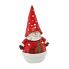 FIGURKA BOŽONAR. - SNEHULÁK V ČEPICI 28,5 X 18 X 51,5 CM LED *1087