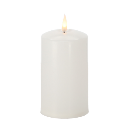 LED SVÍCE 7CMX16CM BÍLÁ*1109