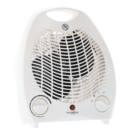 ELEKTRICKÝ TERMOVENTILÁTOR / RÝCHLOTERMÁL S BEZPEČNOSTNÝM VYPNIČOM BIELY 2000W *7254