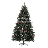 UMELÝ STROMČEK 180 CM - ZKMIEŠANÝ S JARZEBINOU, ŠIŠKAMI, LED *9056