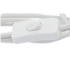 SOCKET WITH CABLE 3.5 M - WHITE
