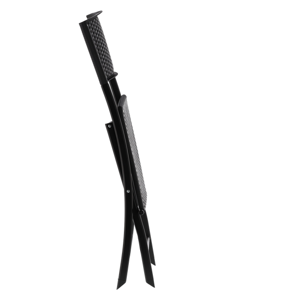 ZESTAW MEBLI BALKONOWYCH SKŁADANYCH (STOLIK + 2 KRZESŁA) ANTRACYT *9930