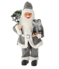 MIKULÁŠ ŠEDÝ STOJÍCÍ S BATOHEM 60 CM *8684