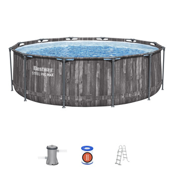 FRAME POOL 3.66 X 1 M (POOL, FILTER PUMP, LADDER)