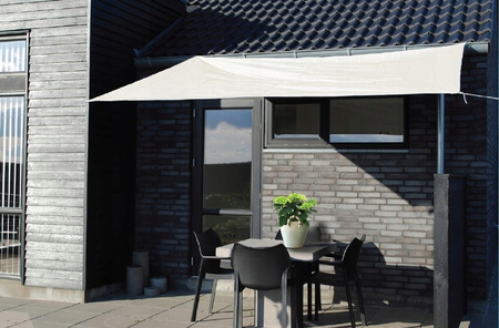 BEŽOVÝ OCHRANNÝ SLNEČNÝ PLÁT PROSTOROVÝ 3 X 2,5M *0471