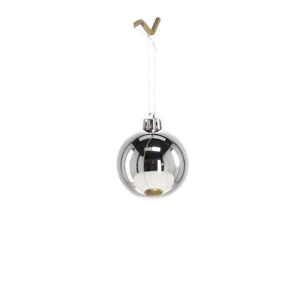 KPL. 23 ORNAMENTE ROȘU/ARĂMIE/SILVER MIX DE MODELE *7498