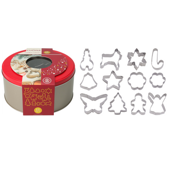 KPL. 12 WYKRAWACZEK DO CIASTEK W PUDEŁKU*0429