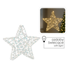Vianočná ozdoba - LED hviezda 30 cm irizujúca *6345