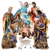 SET OF CHRISTMAS FIGURINES 11 PCS TO 90 CM