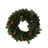 CHRISTMAS WREATH LED 40 CM 40 L GREEN WITH LIGHT CONES