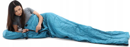 TOURIST SLEEPING BAG 220 x 75 CM DARK BLUE