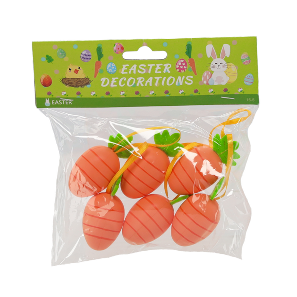 SET OF 6 CARROTS WITH PENDANT