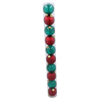 KPL. 10 BOMB IN A TUBE 6 CM RED / BOTTLE GREEN *3597