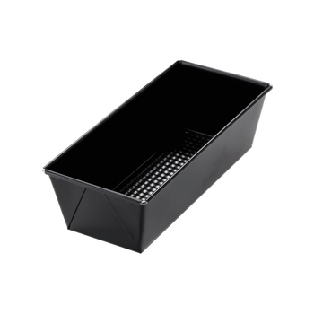 BLACHA FAKTUROWANA 25X11X7,5CM Z WARSTWĄ OCHRONNĄ NON-STICK CZARNA*1630