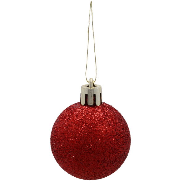 24 CHRISTMAS ORNAMENTS - MIX