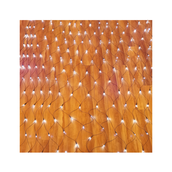 KURTYNA SIATKA LED 256L ZIMNY BIAŁY 2 x 2 M WEWN/ZEWN *1698