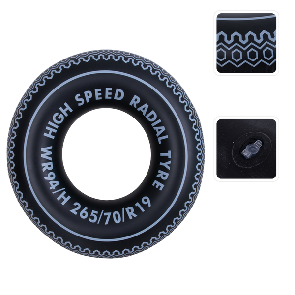 KOŁO PLAŻOWE DMUCHANE "OPONA" 90 cm *1677