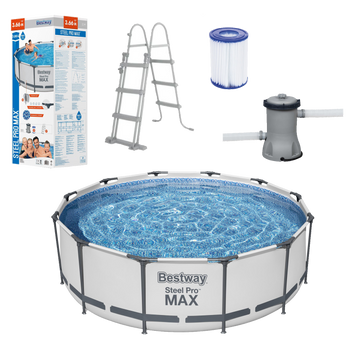 Steel Pro® MAX™  12' x 39.5"/3.66m x 1.00m Pool Set