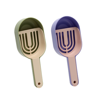 SCOOP FOR CAT LITTER 2IN1 29 X 12 X 5.7 CM