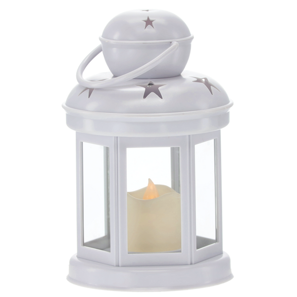 LAMPION S LED KARTOU 10 x 10 x 19 CM MIX BARV disp=12ks *3843