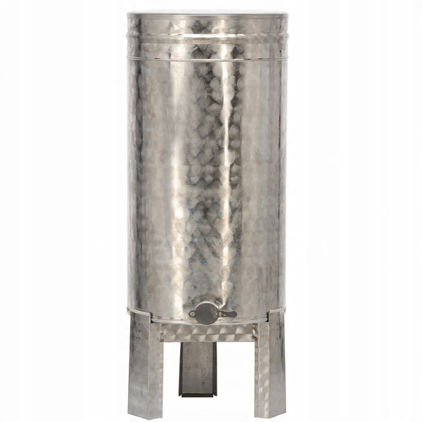 ODSTOJNIK 100 L NA STOJAKU Z ZAWOREM NIERDZEWNYM I POKRYWĄ *1413