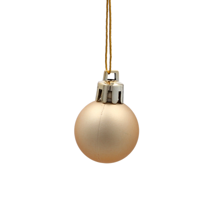 KPL. 72 DECORAȚIUNI PENTRU BRAD 3 CM MIX CULORI *5850