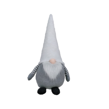 CHRISTMAS GNOME 70 CM WHITE - GREY
