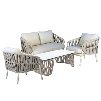 ALUMINUM ROPE SOFA SET