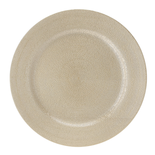 PLATE 33 x 33 x 1,5 CM WITH FINE GROOVING GOLD