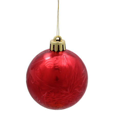KPL. 20 BOMBEK IN TUBE 5 CM RED / GOLD / SILVER *3801