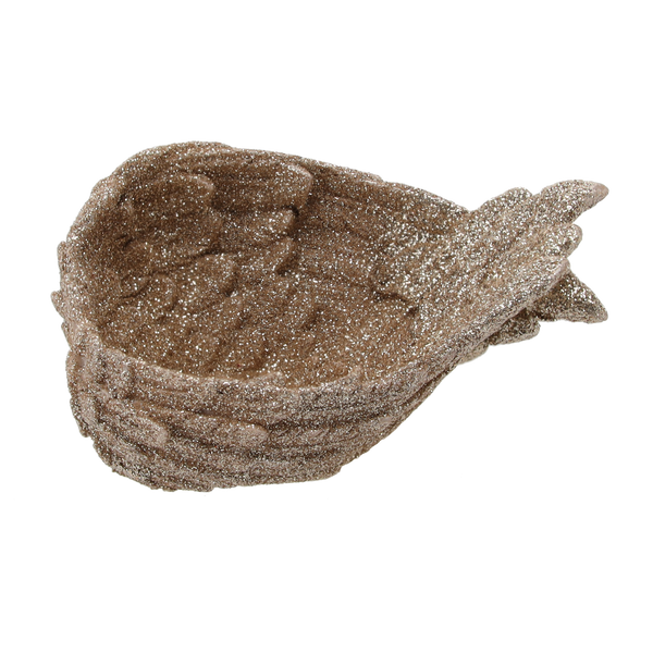 SVÍTELNÍK NA TEALIGHT KŘÍDLA 11 x 7,5 x 4 CM balení=8ks *0828