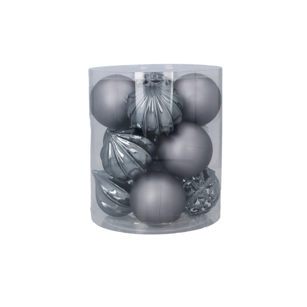 SADA 12 KOLÍKOV 6 CM OLIVOVÝ/MEDENÝ/GRAFITOVÝ TUBUS *7412