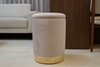 PUFA ROTUND 28 X 42 CM GRIS *4255