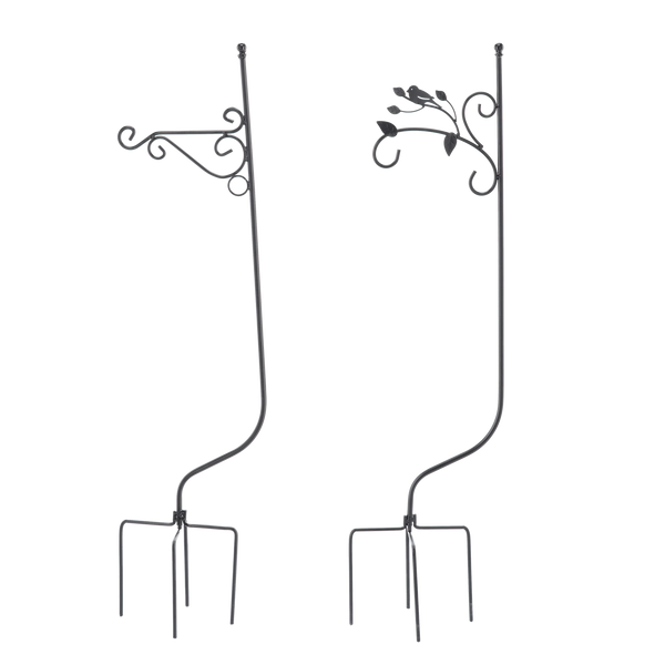 STOJÁK NA ROSTLINY 122 CM MIX VZORŮ ČERNÝ disp=8ks *5523