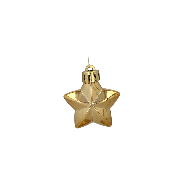 KPL. 60 DECORAȚIUNI DE BRAD ROȘU/AURIE/SRĂLIE MIX DE MODELE *7597