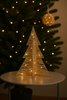 CHRISTMAS DECORATION - LED CHRISTMAS TREE 50 CM CHAMPAGNE GOLD