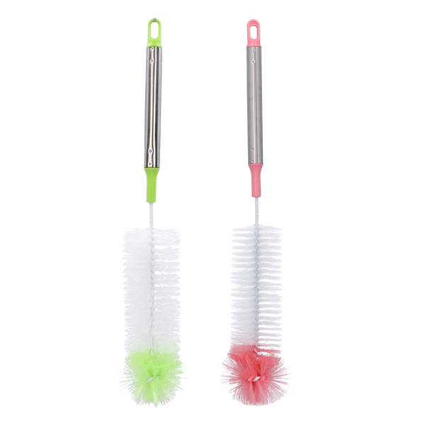 36CM PLASTIC BOTTLE BRUSH WITH STEEL HANDLE