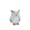 GARDEN FIGURINE - OWL WITH GLOWING EYES 14,5 x 11,5 x 19 CM LED pack=4 pcs
