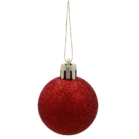 24 CHRISTMAS ORNAMENTS - MIX